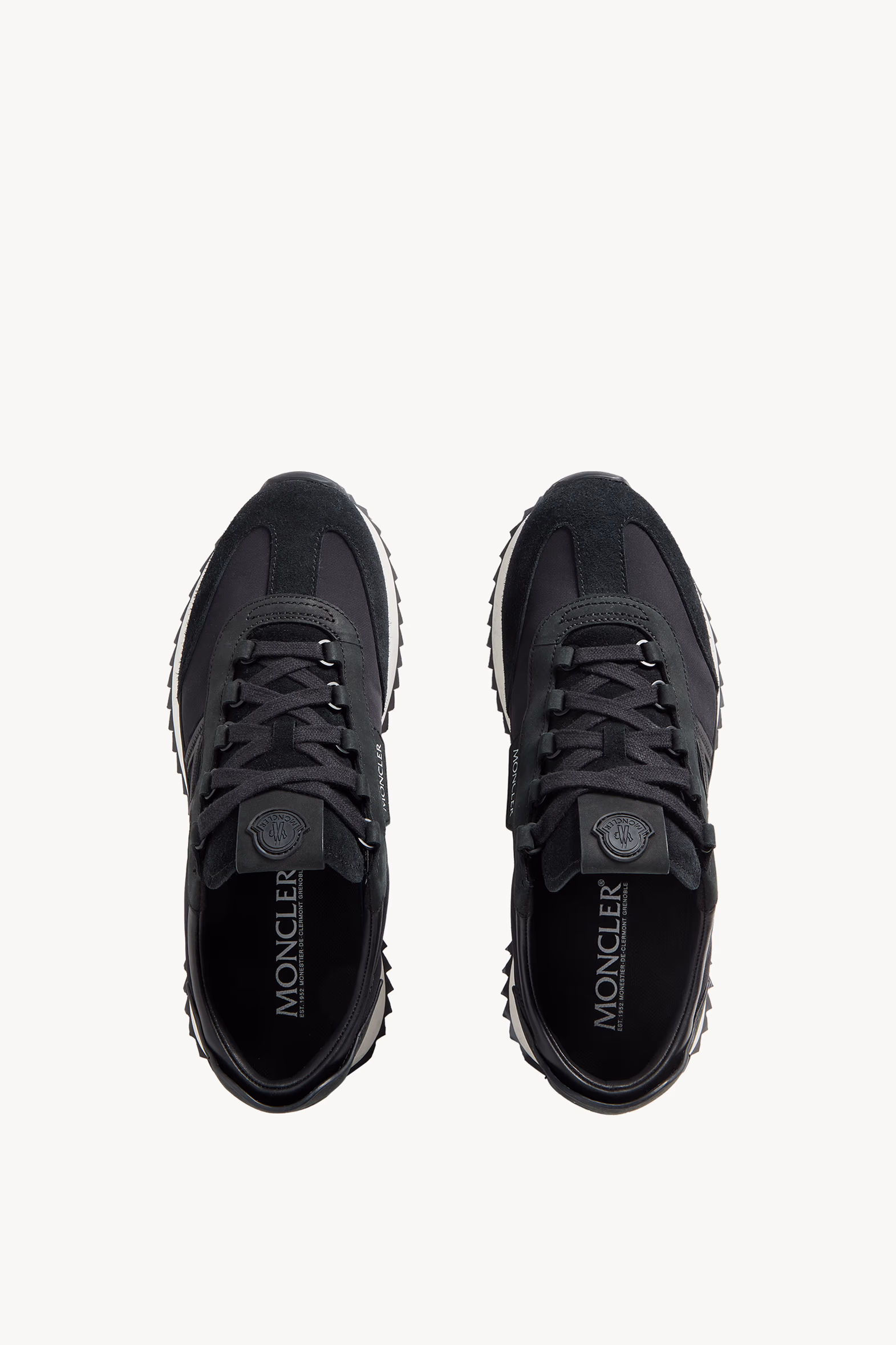 Pacey2 Suede & Nubuck Sneakers Men Black Moncler 6